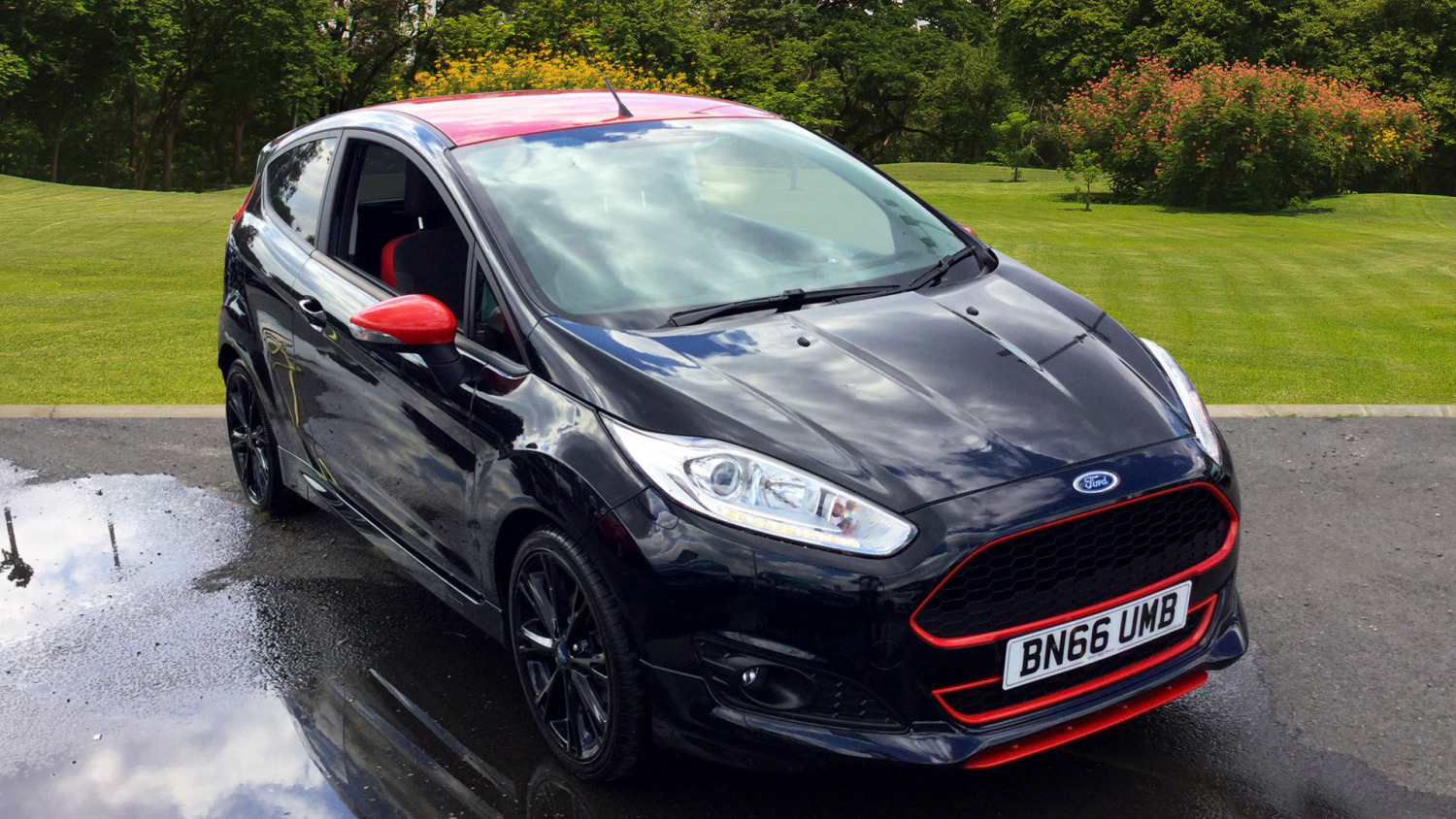 Buy Online Ford Fiesta 10 Ecoboost 140 Zetec S Red 3dr Petrol